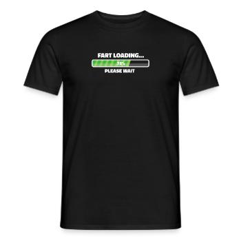 Fart Loading Funny Rude Joke Fart - T-shirt homme - noir - Devant - AI Model Male 178 light (178cm)