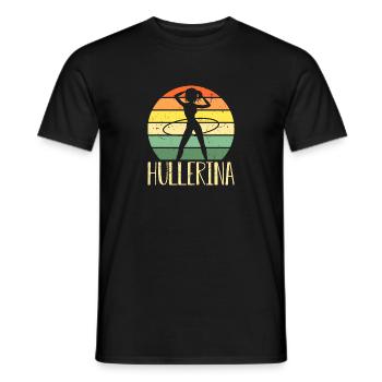 HulaHoop Fitness - Hullern - Hulahoop Hullerina - T-shirt homme - noir - Devant - AI Model Male 178 light (178cm)
