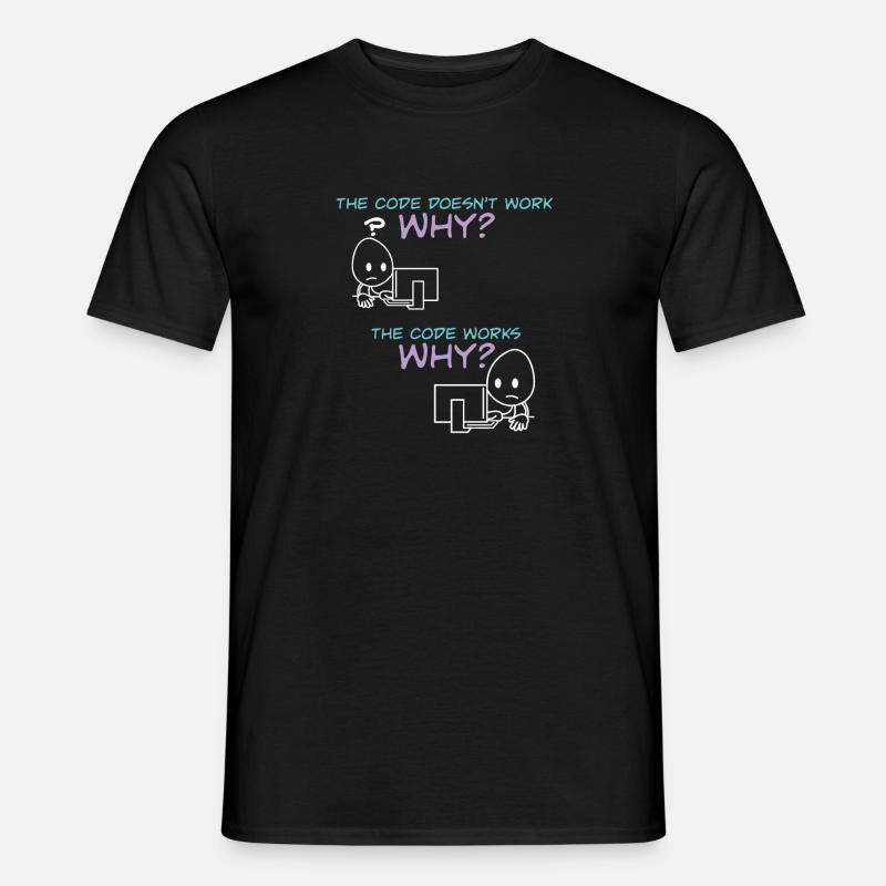 Programmer Code Works Why Men’s T-shirt