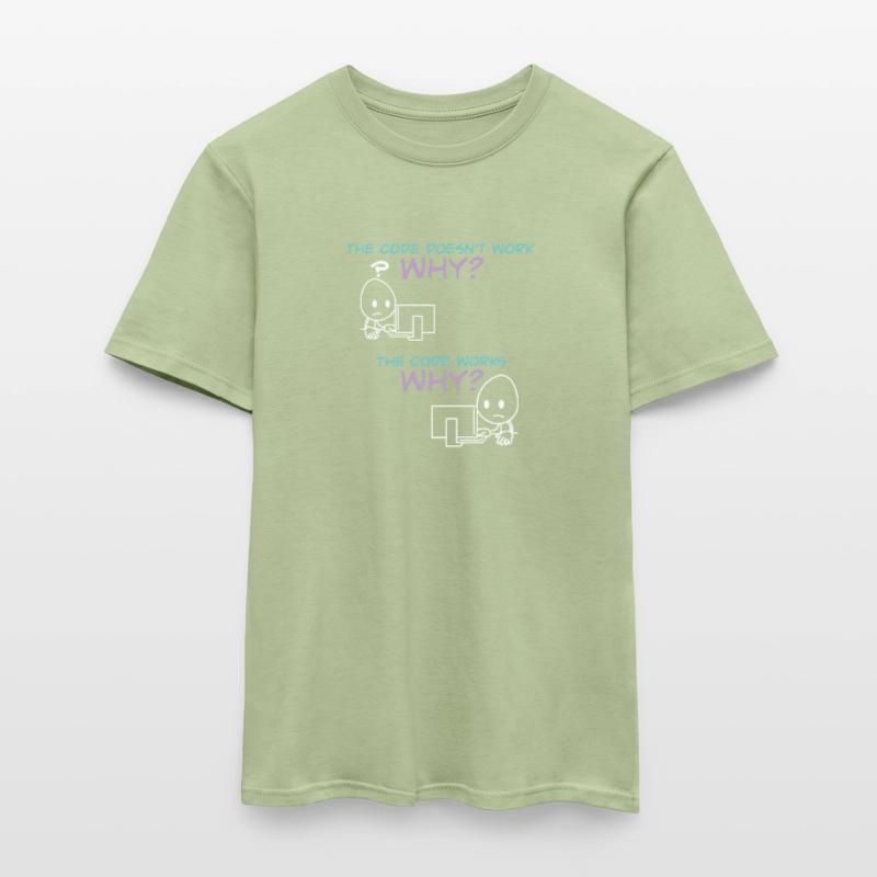 Programmer Code Works Why Männer T-Shirt