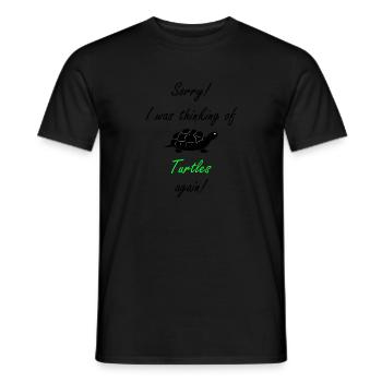 Turtle Turtle - Men's T-Shirt - black - Front - AI Model Male 178 light (178cm)