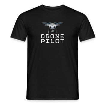 Drone Pilot | Drone T-shirt - Men's T-Shirt - black - Front - AI Model Male 178 light (178cm)