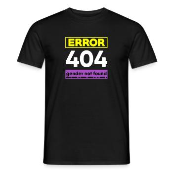 Non-binary pride - Men's T-Shirt - black - Front - AI Model Male 178 light (178cm)