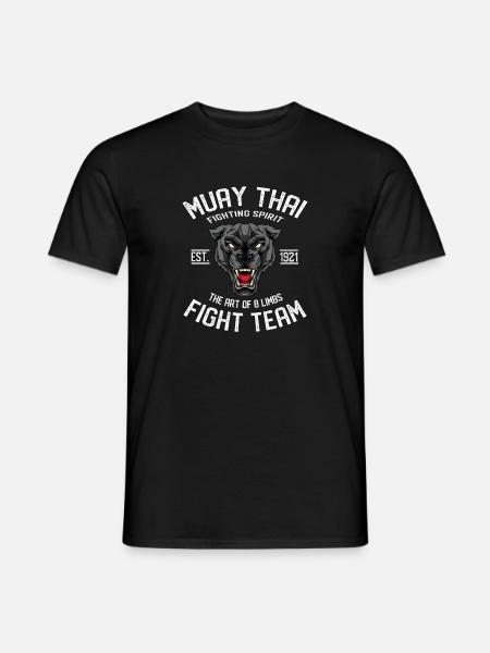 Muay Thai Boxe Panther - T-shirt homme - noir