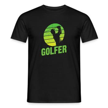 Golf golf golf golf cadeau - T-shirt homme - noir - Devant - AI Model Male 178 light (178cm)
