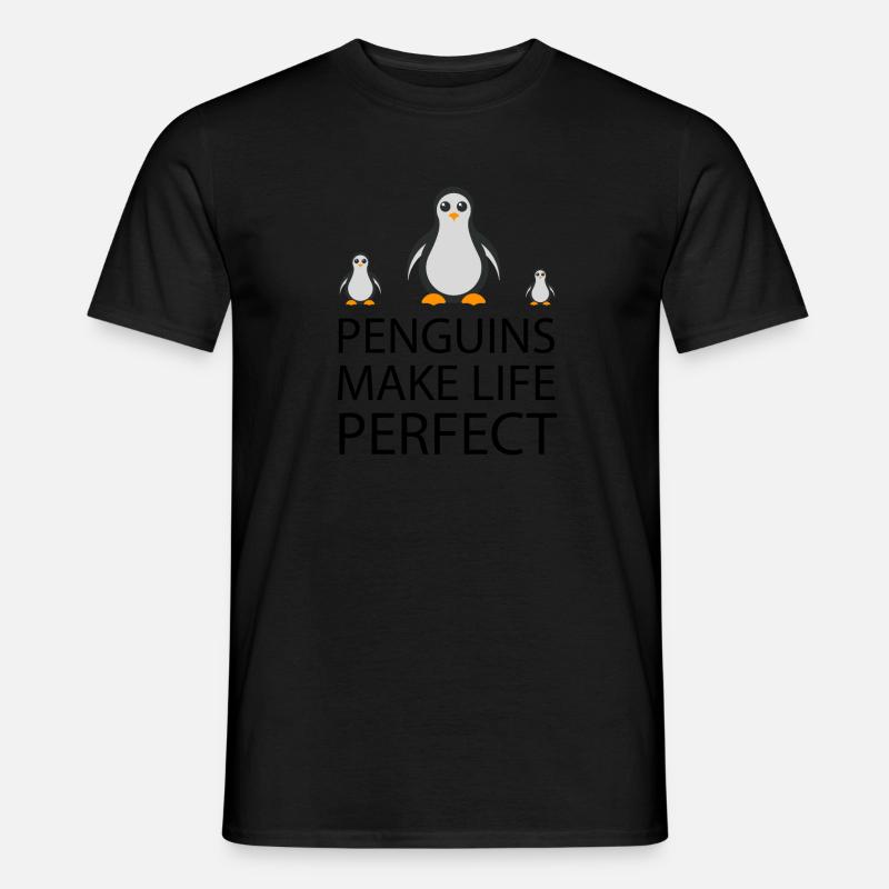 penguin - Men’s T-shirt - black