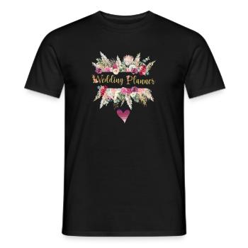 Wedding Planner Geschenk Hochzeit - Männer T-Shirt - Schwarz - Vorne - AI Model Male 178 light (178cm)