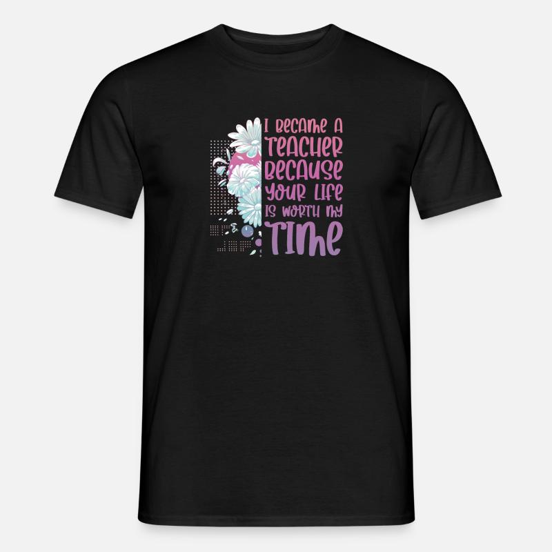 Lehrerin - Männer T-Shirt - Schwarz