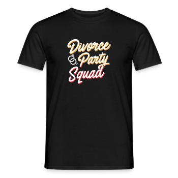 Divorce Party Squad Divorced - Men's T-Shirt - black - Front - AI Model Male 178 light (178cm)