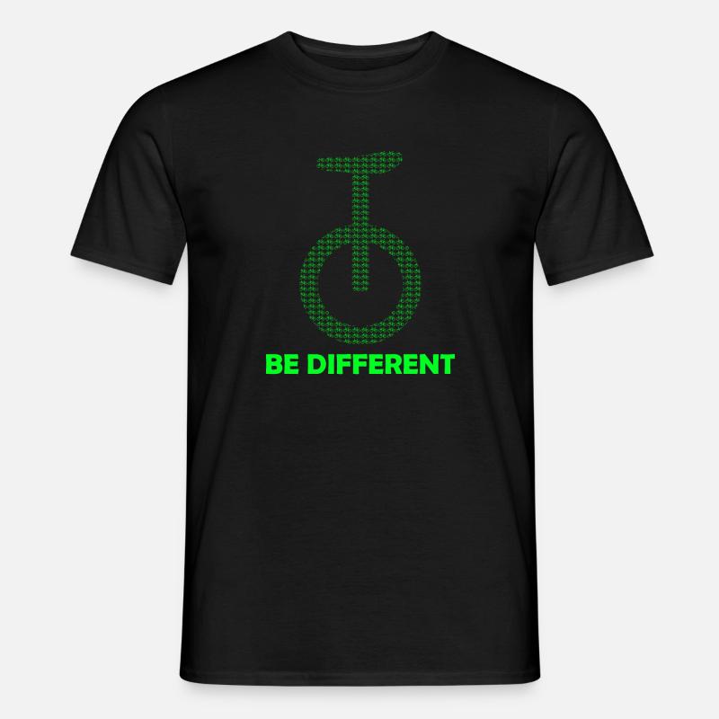 Be Different comme monocycle monocycle monocycle Monocycle Unicycle - T-shirt homme - noir