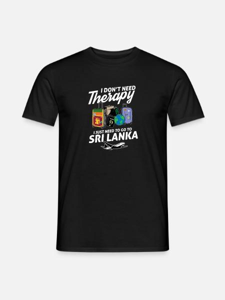 Sri Lanka flag I Sri Lanka Souvenirs - Men's T-Shirt - black