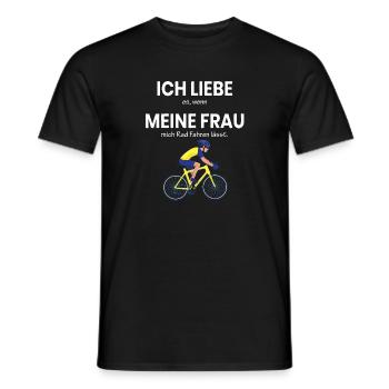 MTB Mann Downhill Lustig Bike outfit Biker - Männer T-Shirt - Schwarz - Vorne - AI Model Male 178 light (178cm)