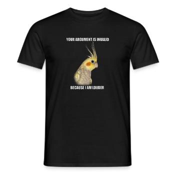 Nymphensittich Vögel Lustige Nymphensittiche - Männer T-Shirt - Schwarz - Vorne - AI Model Male 178 light (178cm)