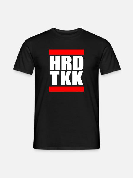 Hard Tekk HRD TKK red stripes rote Streifen - Männer T-Shirt - Schwarz