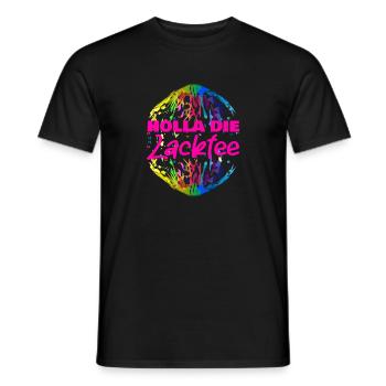 Holla die Lackfee | Lackierer | Maler - Männer T-Shirt - Schwarz - Vorne - AI Model Male 178 light (178cm)