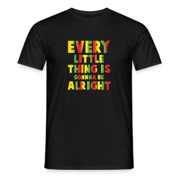 Reggae - T-shirt homme - noir - Devant - AI Model Male 178 light (178cm)