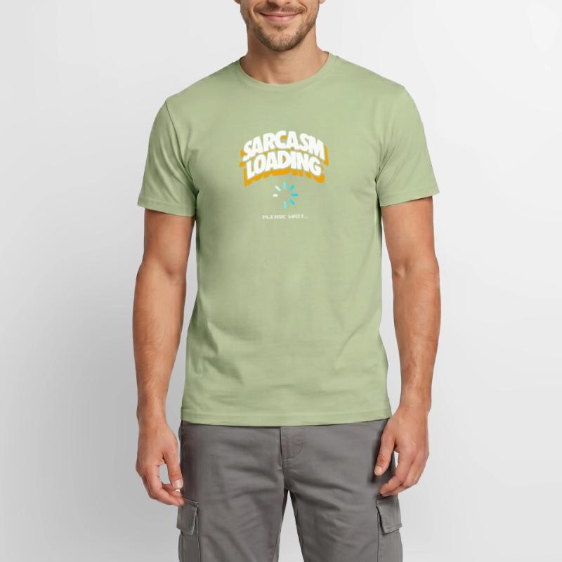 Computer Sarcasm Loading Geek Pun Apparel Men's T-Shirt