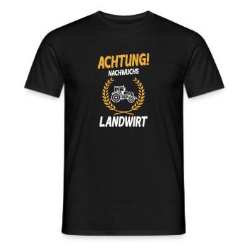 Agricultures Agriculture Ferme - T-shirt homme - noir - Devant - AI Model Male 178 light (178cm)