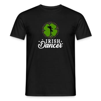 Irish Dancer St Patricks Day Apparel - T-shirt homme - noir - Devant - AI Model Male 178 light (178cm)