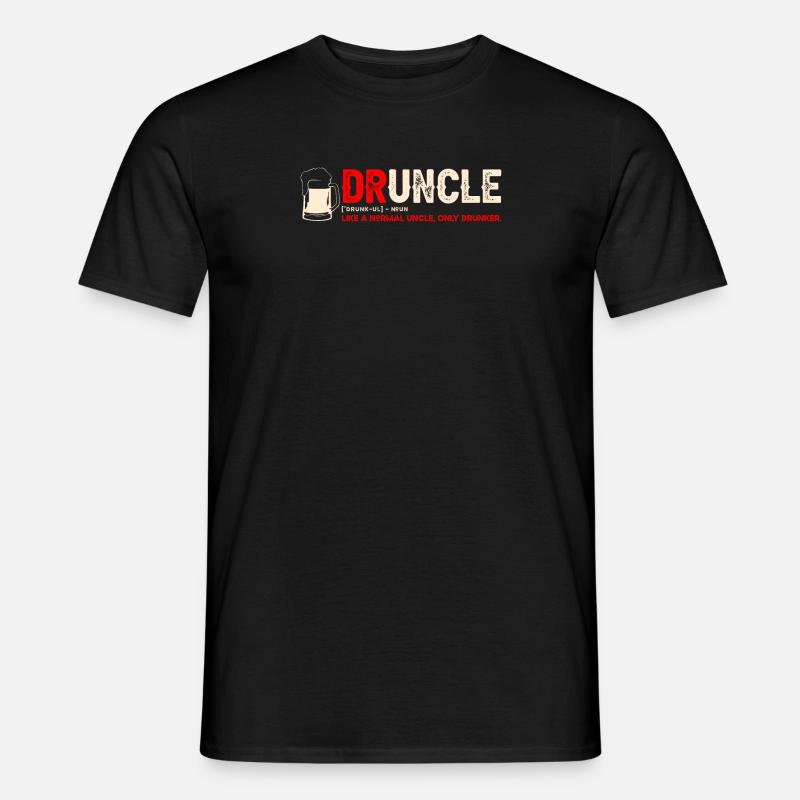 Party Druncle - Männer T-Shirt - Schwarz