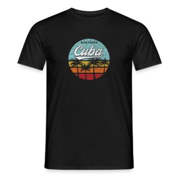 Cuba Havanna - Männer T-Shirt - Schwarz - Vorne - AI Model Male 178 light (178cm)