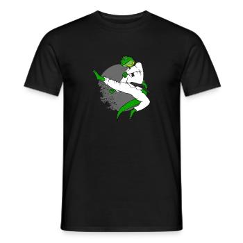 Karaté iguane Tae kwon do - T-shirt homme - noir - Devant - AI Model Male 178 light (178cm)