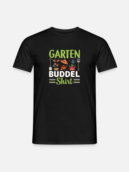 Garten Gemüse Schrebergarten - Männer T-Shirt - Schwarz