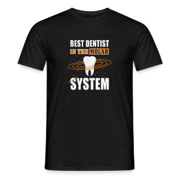 Dentist Dentist Dentist - Men's T-Shirt - black - Front - AI Model Male 178 light (178cm)