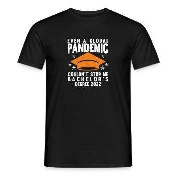 Bachelors Degree 2022 Graduation Bachelor Graduate - Men's T-Shirt - black - Front - AI Model Male 178 light (178cm)