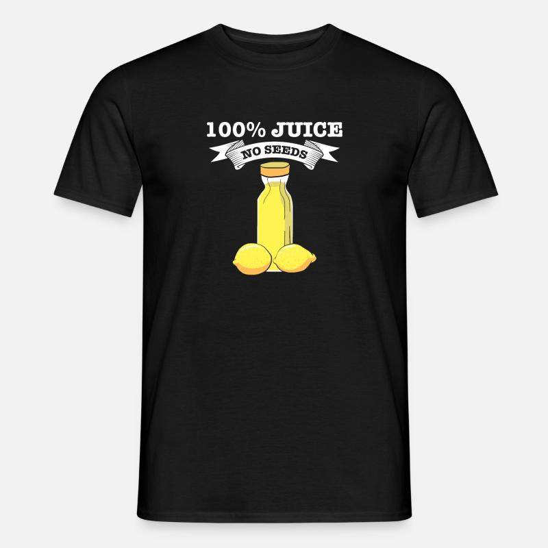 Urology I Vasectomy Procedure I 100% Juice No - Männer T-Shirt - Schwarz