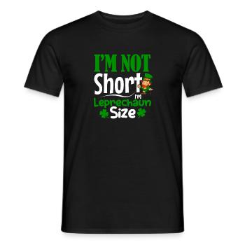 Je ne suis pas court Je suis Leprechaun Taille Toddler St Patri - T-shirt homme - noir - Devant - AI Model Male 178 light (178cm)