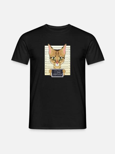 Savannah Cat Mom - Chère maman que je peux expliquer - T-shirt homme - noir