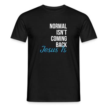 jesus Design pour un jésus et les passionnés de religion - T-shirt homme - noir - Devant - AI Model Male 178 light (178cm)