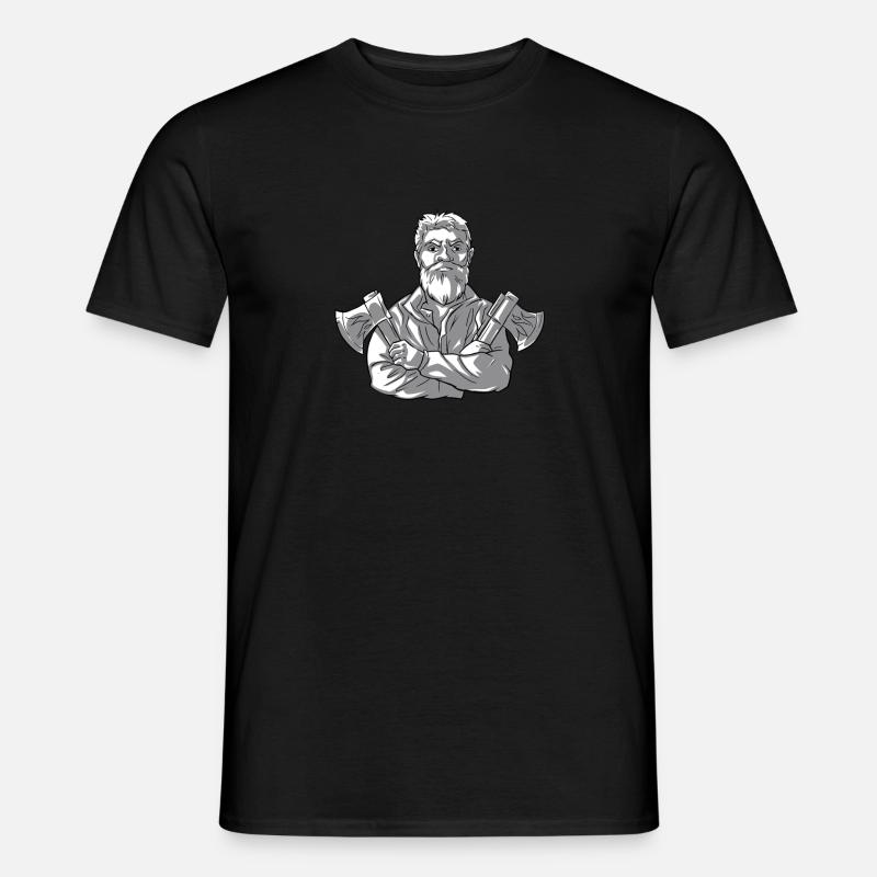 Concours de hache Lancer de hache lancer de hache hache lancer hache - T-shirt homme - noir