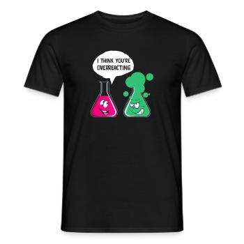 Drôle de motif de chimiste pour les nerds geeks cadeau - T-shirt homme - noir - Devant - AI Model Male 178 light (178cm)