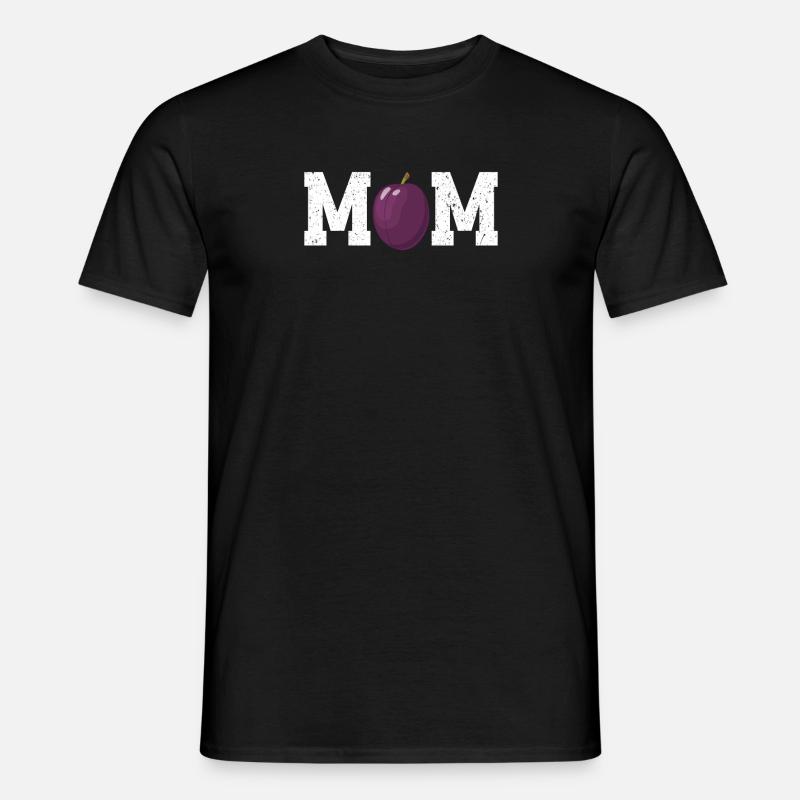 Mama Pflaume - Männer T-Shirt - Schwarz