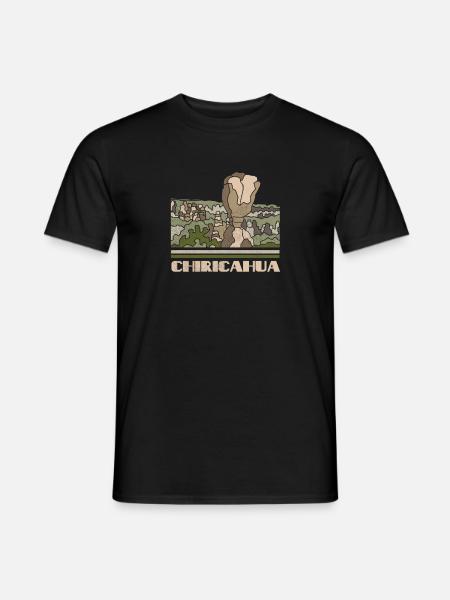 Chiricahua Shirt National Monument Nature Souvenir - T-shirt homme - noir