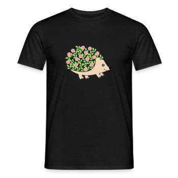 hérisson - T-shirt homme - noir - Devant - AI Model Male 178 light (178cm)