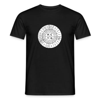 Naturwissenschaft Biologie Genetik Biologe GEschen - Männer T-Shirt - Schwarz - Vorne - AI Model Male 178 light (178cm)