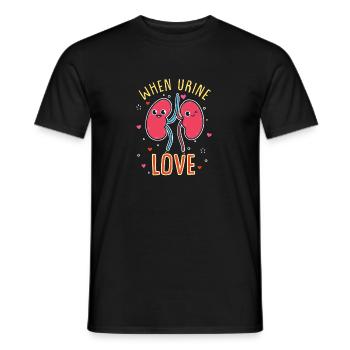 Nieren nach Organ Transplantation Shirt - Männer T-Shirt - Schwarz - Vorne - AI Model Male 178 light (178cm)