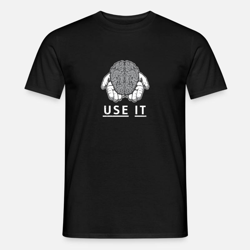 Use it - Männer T-Shirt - Schwarz