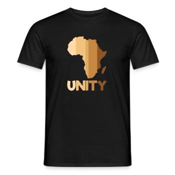 Africa Unity Black History - T-shirt homme - noir - Devant - AI Model Male 178 light (178cm)