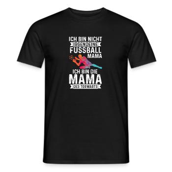 Ich Bin Nicht Irgendeine Fussball Mama - Männer T-Shirt - Schwarz - Vorne - AI Model Male 178 light (178cm)