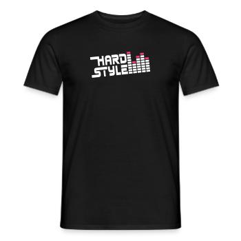 hard style hardtyle - T-shirt homme - noir - Devant - AI Model Male 178 light (178cm)