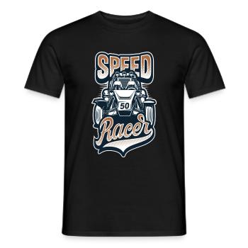 Car Racing - Race Cars - Sports Cars - Men's T-Shirt - black - Front - AI Model Male 178 light (178cm)