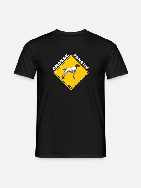 OBV - Chasse Fanatik Braque - T-shirt homme - noir