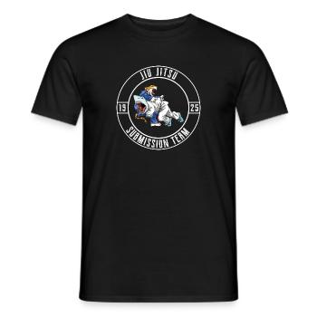Brasilianisches Jiu Jitsu und Grappling - Jiu - Männer T-Shirt - Schwarz - Vorne - AI Model Male 178 light (178cm)