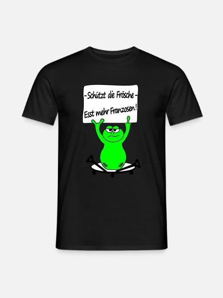 Froggy - Männer T-Shirt - Schwarz