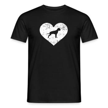 Boxer - Männer T-Shirt - Schwarz - Vorne - AI Model Male 178 light (178cm)