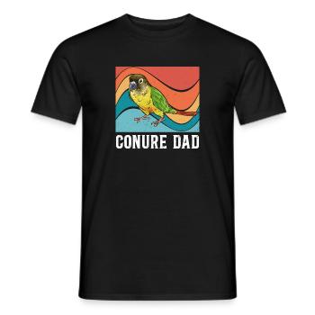 Molina Parakeet Parrot Bird Parakeet - Men's T-Shirt - black - Front - AI Model Male 178 light (178cm)